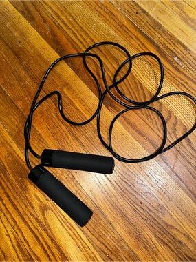 Jump Black Foam Handle Speed Jump Rope